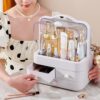 Grote make up organizer met 3 laden en stofdeksel - Image 3
