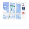 Leifheit raamwisser met borstel en telescoopsteel-Click system-28 cm wisbreedte-110-190 cm - Image 3