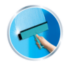 Leifheit raamwisser met borstel en telescoopsteel-Click system-28 cm wisbreedte-110-190 cm - Image 4