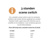 LED lamp E27 Globe 125mm helder-scene switch 7W-2200K - Image 2