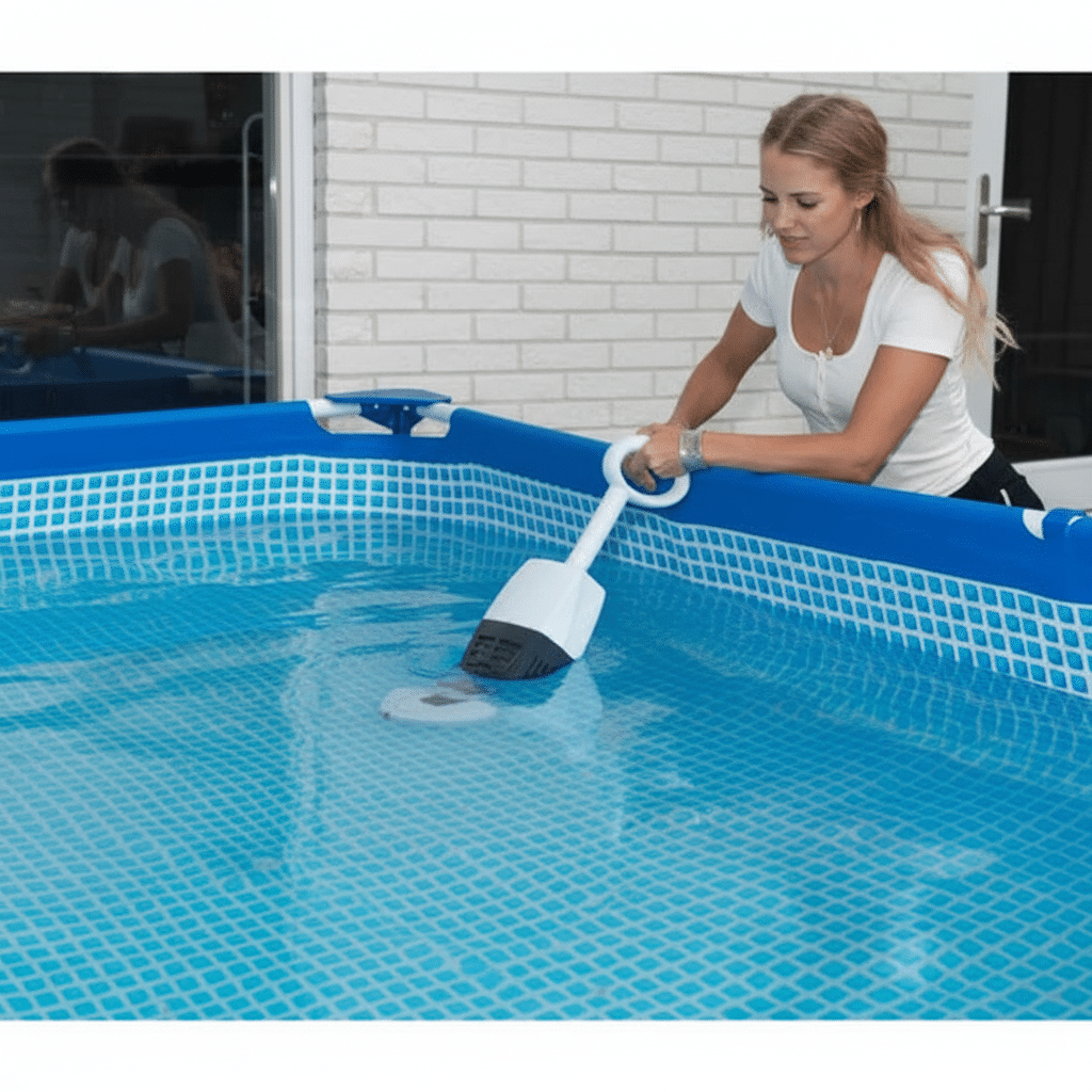 “Accu-handmodel zwembadreiniger voor schoonmaken spa en jacuzzi