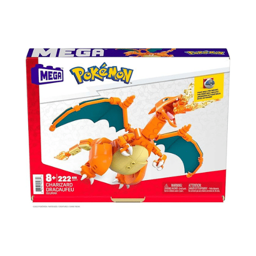 Pokémon Charizard bouwset Mega Construx 222 onderdelen