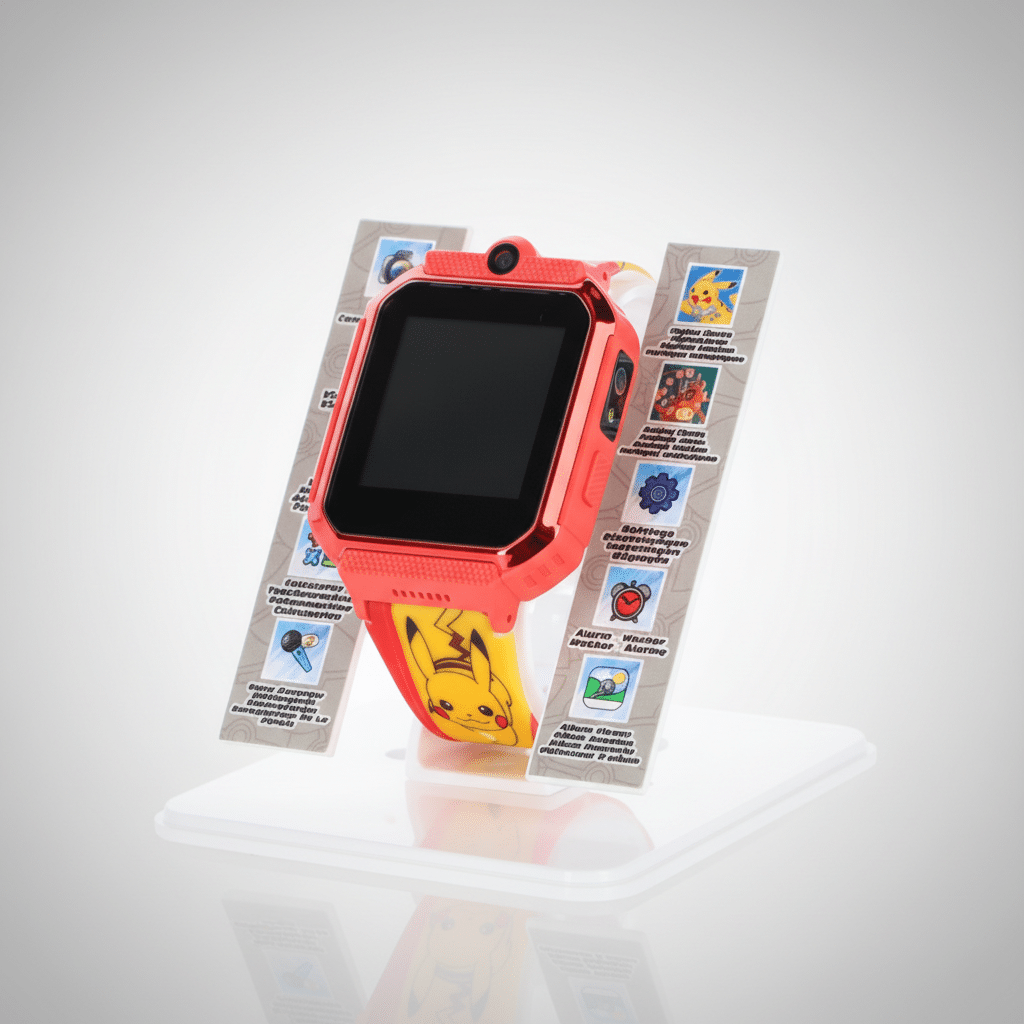 Pokémon smartwatch met 26 games rood geel voor kinderen